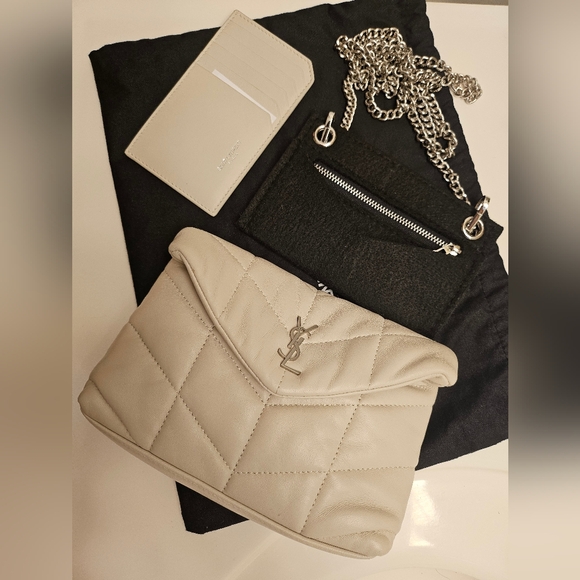 YSL PUFFER SMALL POUCH IN QUILTED - Picture 9 of 10